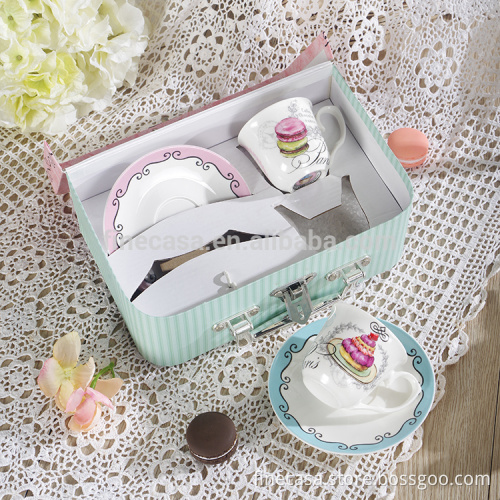 12OZ Elegant New Bone China Ceramic Coffee cup Gift Box